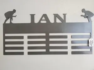 Personalized Medal Hanger, Awards, Display, Metal sign