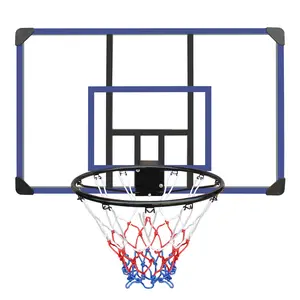 FIZCKEOM Wall-Mounted Basketball Hoop, Folding,Shatterproof Back, Durable Hoop and All-Weather Mesh for Indoor and Outdoor Use
