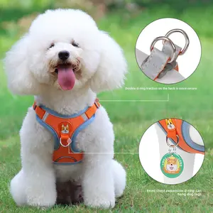 New Style Vest Style Pet Harness For Small Dogs Teddy Bichon Frise Special Outdoor Reflective Leash Dog Strap Safety Harness