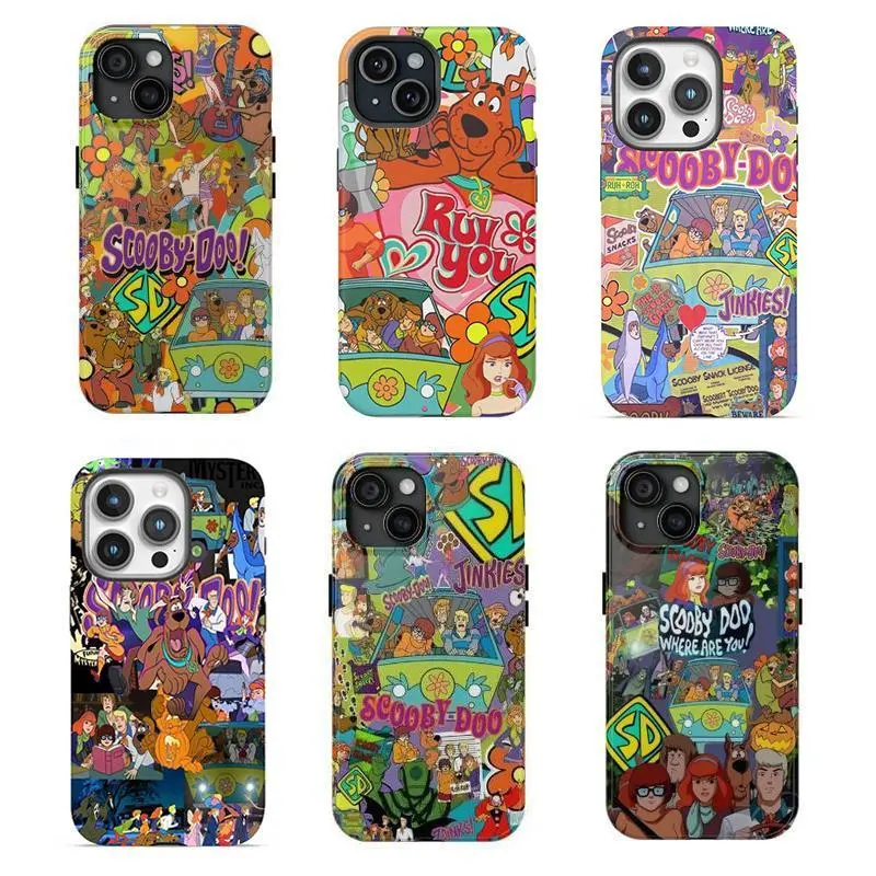 H-Scoopy Doo Phone Case,Cartoon Phone Case,cute Shockproof Durable Design,Gift For fans,Holiday Gift,Protective Phone Case, Suitable For or iPhone 17, 16, 15, 14, 13, 12, 11,For Samsung For Galaxy S20 S21 S22 S24
