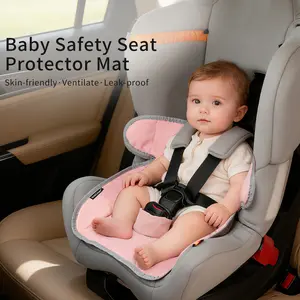 Baby Safety Seat Protector Mat - Waterproof, Soft, Quick-Absorbing, Universal Fit for Strollers, Rockers, Car Seats, Machine Washable, Ideal for Babies 0-4 Years