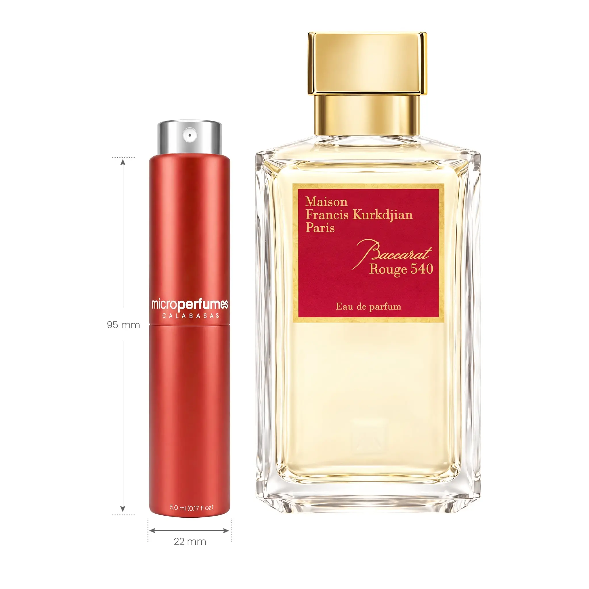 Baccarat Rouge 540 EDP by Maison Francis Kurkdjian  Unisex Fragrance Travel Spray