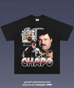 EL CHAPO T Shirt, Menswear Streetwear T-shirt Cotton Short sleeve Crewneck Casual gifts, Tuki Tuki Short Sleeve Mi Burrito Sabanero T-shirt, Spanish T-Shirt, Retro Gangster Mexican Streetwear, Full Color Casual Streetwear for Men & Women