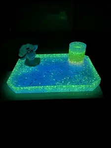 One of a kind Cinnamoroll in a Seashell glow in the dark tray