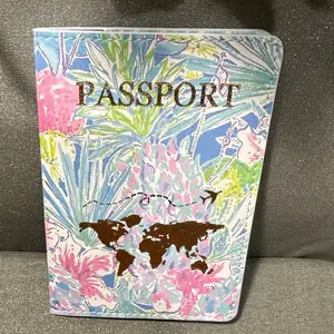 Floral passport cover