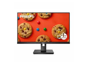 Philips 242B1G 24" Full HD IPS Monitor, USB Hub, Ergonomic Stand, HDMI, DisplayPort, DVI & VGA, PowerSensor Technology, EPEAT Certified, 4-Year Warranty
