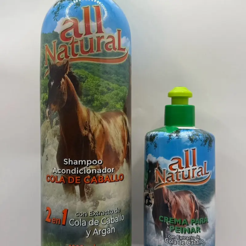 Lecleire 2-in-1 Horse Tail Shampoo - Haircare Cleanser, Thickening Shampoo, Conditioner for Hair Restore
