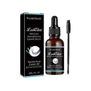 West&Month Mild Care Strengthening Eyelash Serum, Volute Thick Black Beautiful Slender Natural Gentle Not Easy To Stain Mascara