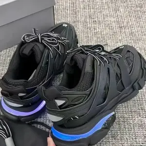 Spring 2026 new arrivals  LED Shining Couples Sneakers men's and women's Casual Breathable shoes track Chunky trainers
