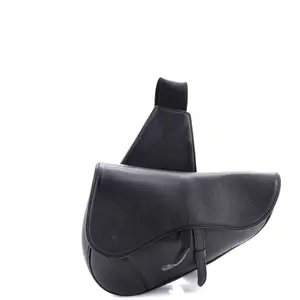 Pre-owned Dior material Messenger Bags Christian Saddle Crossbody Bag Leather by Rebag