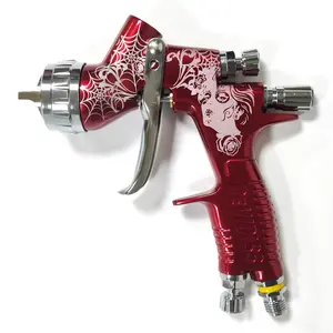 Devidiss Gte Pro Te20 Lite Hvlp Spray Gun 1.3mm Tip Nozzle, Perfect for All Automotive Paints, Professional Fine Finish Effect, Paint Spraying Tool