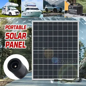 15w Solar Panel Kit, Solar Powered, High Efficiency Monocrystalline Silicon, USB Port, Portable Power Bank, Phone Charging, Camping Accessories