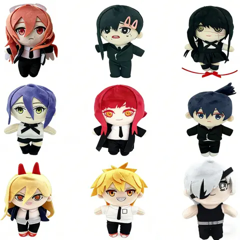 Chainsaw Man Fashion Accessories Plush Collection – Denji Pochita Power Aki Hayakawa Makima Asa Mitaka Quanxi Kobeni Angel Devil  Soft Plush Dolls Cotton Anime Gift