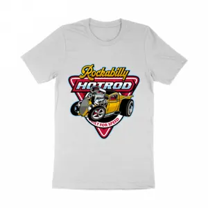 Rockabilly Hotrod T Shirt, Vintage T Shirt Men Women Fashion, Street Styles, Hot Shirt