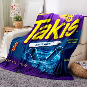 1pc Flannel Blanket, Soft and Comfortable, Ideal for All Seasons, Perfect for Naps, Office, School, Home, Picnics, Travel Gifts