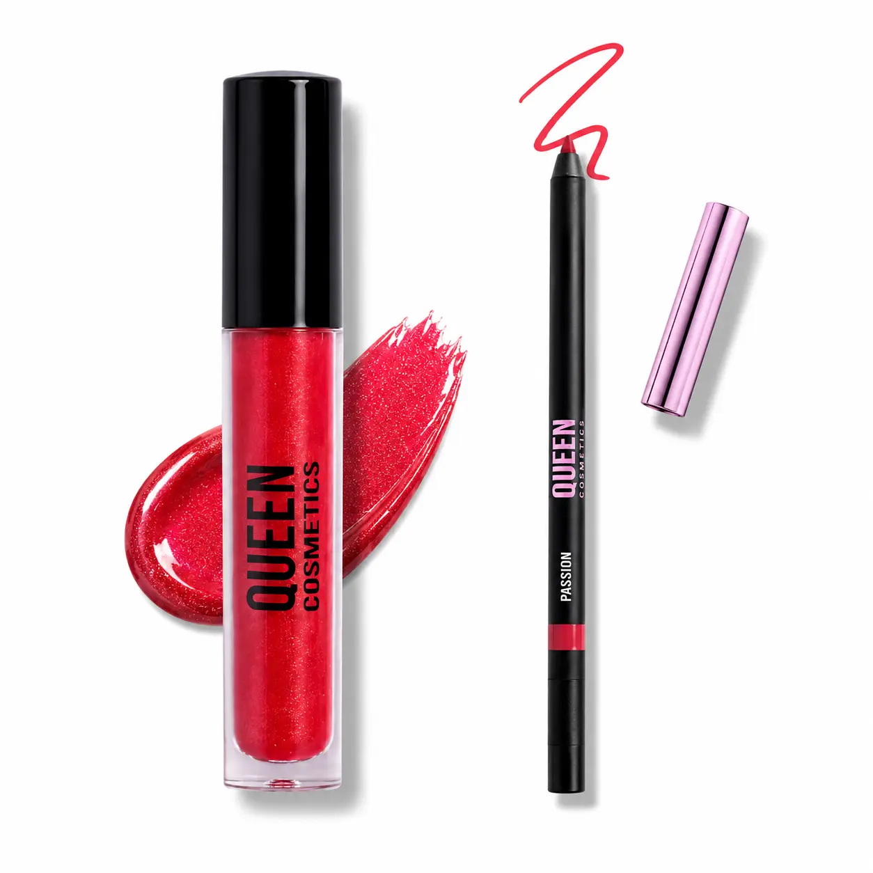 Queen Cosmetics Cherry Pie and Passion Lip Kit