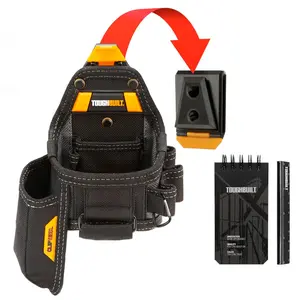 ToughBuilt TB-CT-25XB-2BES Tape Measure / Utility Knife Pouch + Notebook & Pencil