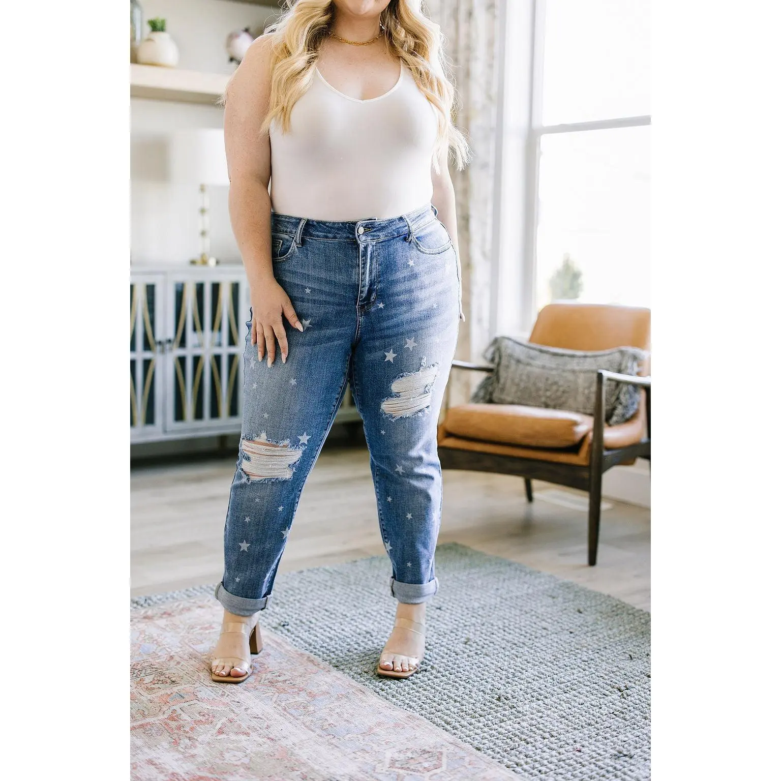 Juliet Star Crossed Boyfriend Jeans