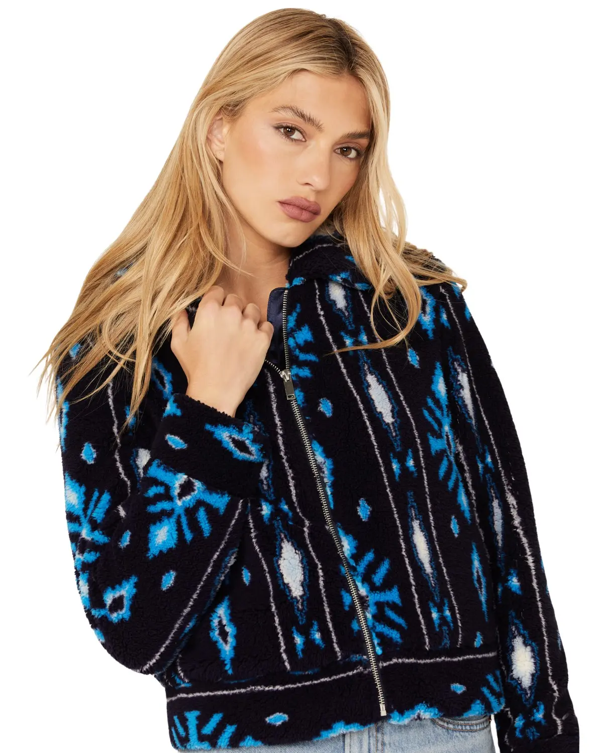 Band Of The Free Women's Free Women'S Melrose Jacket - K303k20421-Blu