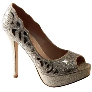 Women's Gold Statement Heel