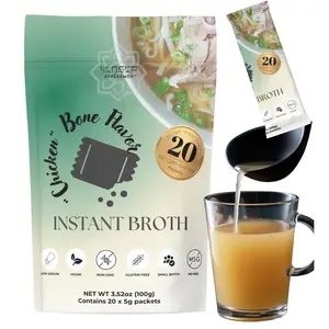 Chicken Instant Ramen Seasoning Powder Gluten Free Vegan Mild Premium Instant Noodle Soup Powder 20 packets