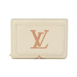 Pre-owned Louis Vuitton Calfskin Small Leather Goods Bicolor Monogram Empreinte Wallet