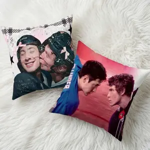 Team Hollanov Pillow, Hollander Rozanov Hockey Pillow, Hockey Romance Pillow LGBT, Hockey Fan Gift Pillow