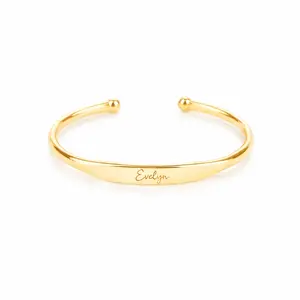 Cuff (Gold) - 14K Gold-Plated Cuff Bracelet for Kids