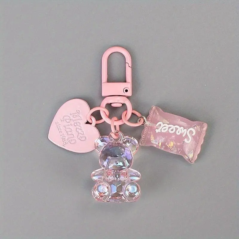 Cute Bear Design Phone Chain, 3D Bear Pendant Phone Lanyard, Fashion Phone Charm for Women & Girls, Mobile Phone Decoration Accessories, Phone Accessory, Phone Ornament, Cell Phone Charms