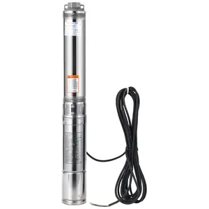 Garvee Powerful Deep Well Submersible Water Pump – 1HP/1.5HP, 4" Stainless Steel, 27GPM, Up to 259ft Head, Dual/230V, 60Hz, IP68 Waterproof, 33ft Cord, Built-in Check Valve – Ideal for Home, Farm, Industrial, Irrigation, Livestock Water Supply