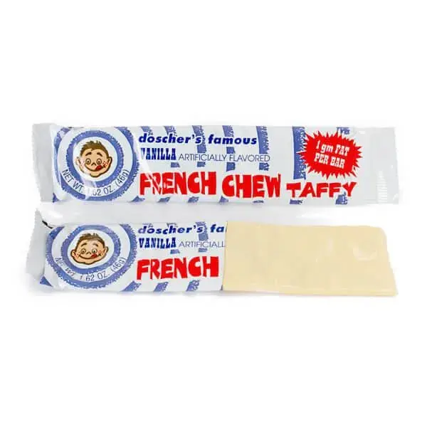 Doscher's French Chew Taffy Bars - Vanilla: 24-Piece Box Doscher's French Chew Taffy Bars - Vanilla: 24-Piece Box