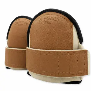 CocoRuta SuperSoft Leatherhead Kneepads Large Size Bagged in Pairs for Comfortable Protection