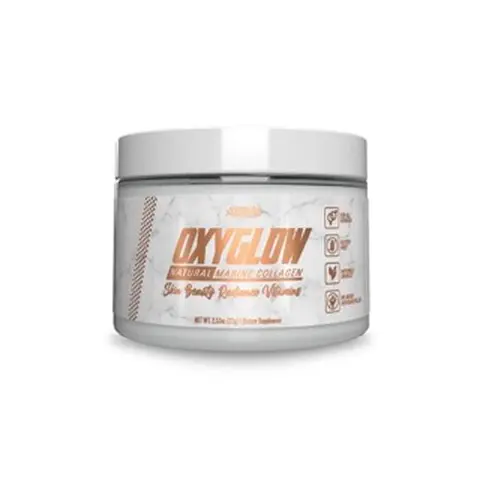 OxyGlow Marine Fish Collagen Powder - Unflavored, Easy-Mix Collagen Health Beauty Supplement for Smooth Skin, Hair, Nails Support & Women's Daily Age Defying Wellness