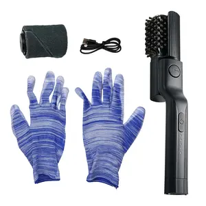 Explorinox Electric Grill Brush with 7 Angles & 3 Speeds 410 RPM Rotating BBQ Cleaner for Gas Charcoal Ceramic Grates Dishwasher Safe Stainless Steel Bristles Heat Resistant Design