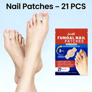 Nail Patches – 21 PCS Extra Strength Repair Patches for Toenail and Damaged Nails, 8-Hour Overnight Nail Care with Natural Ingredients, Support for Men and Women