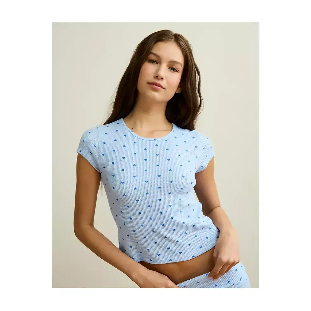 AE Luxe Plush Waffle Baby Tee