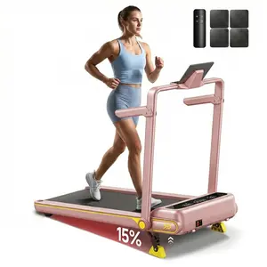 Aesthetic Home Gym Starts Here – Pink Folding Treadmill for Walking, Jogging, and Daily Cardio at Home