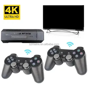 New Arrival X2 Plus Video Game Console 2.4G Wireless Controller 64GB 30000+/128GB 40000+Retro Games Mini Game Console Dual-Controller Retro Game Stick