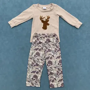 Deer camouflage boy long sleeve outfit