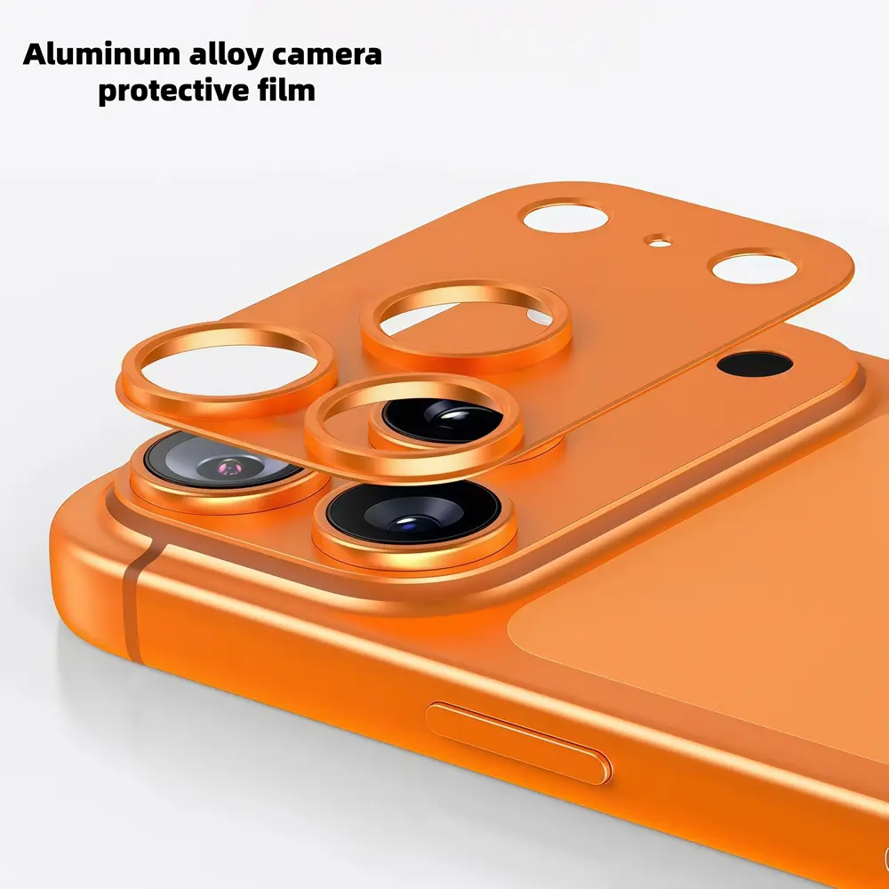 Integrated Aluminium Alloy Camera Lens & Screen Protector with TPU for iPhone 17 Pro Max, Fits iPhone 17 Pro, Antifall Support, Shockproof, Scratch Resistant Mobile Phone Accessory, Iphone17pro
