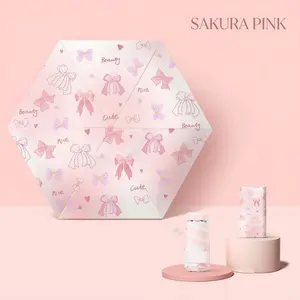 Butterfly Knot Pocket Umbrella, Manual Folding Rainproof UV Protection, Portable Sunshade for Women, Home Use Single Person Umbrella