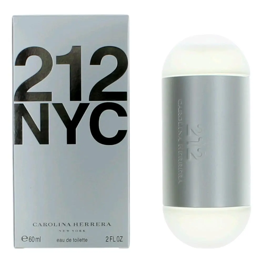 Carolina Herrera 212 Eau De Toilette for Women — Grapefruit, Bergamot, Cactus Flower, 2 oz (60 ml) | cyclamen, grapefruit perfume, lily-of-the-valley, bergamot perfume, freesia, grapefruit bergamot, bergamot cactus flower, cactus flower cyclamen, fresh