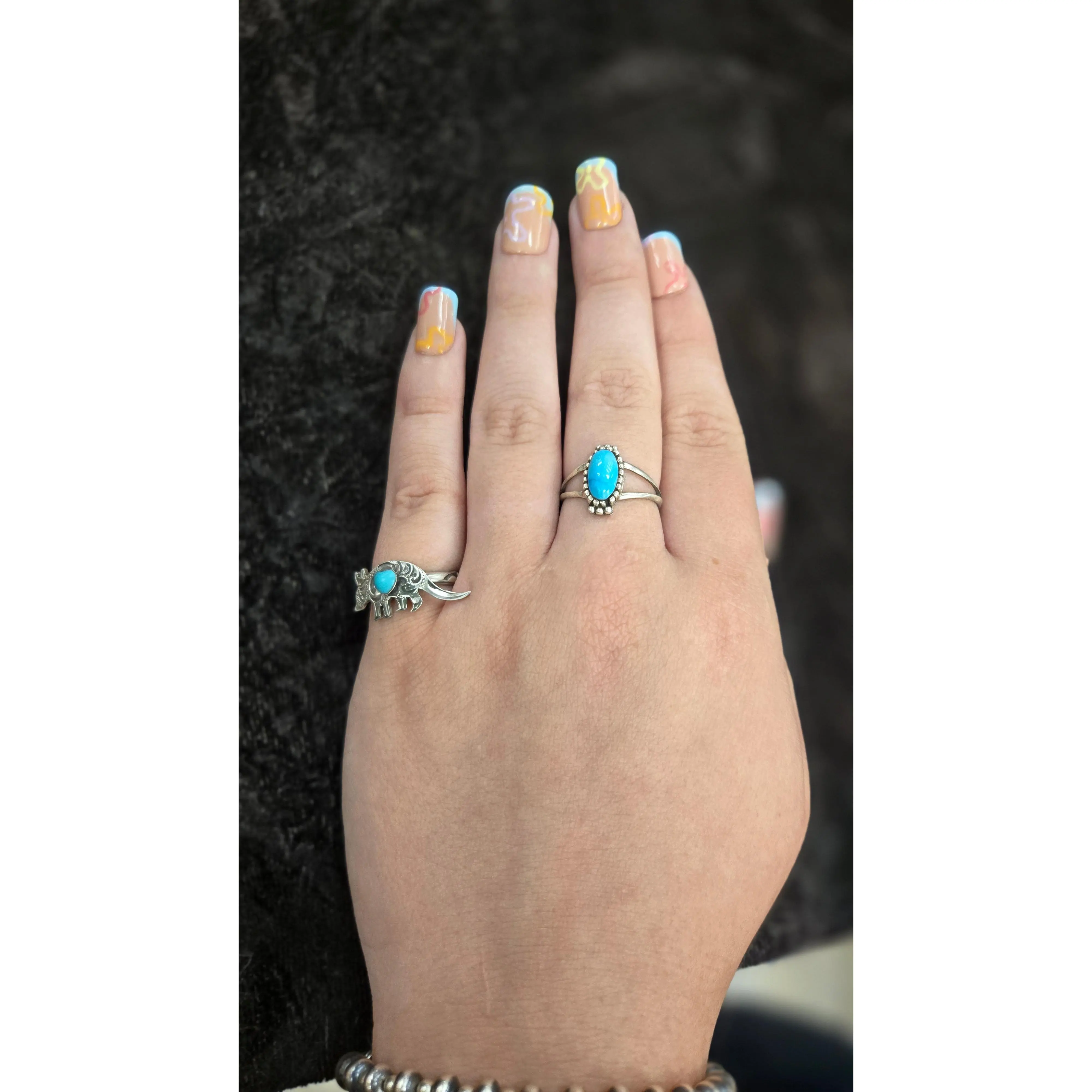 Etched Armadillo ring