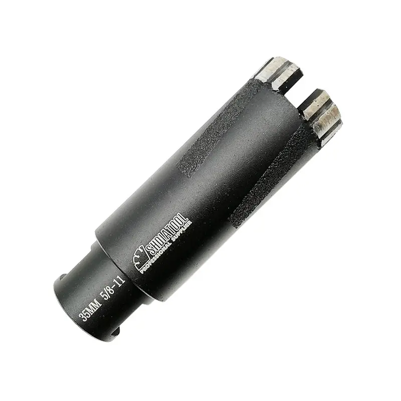 SHDIATOOL 100mm Laser Welded Diamond Core Drill Bits, Masonry/Diamond Bits with Threaded Shank for Hard Stone, Concrete, Marble, Granite, Brick, Dry/Wet Hole Saws, Angle Grinders Attachments, Masonry Drill Bit, Clean Cut