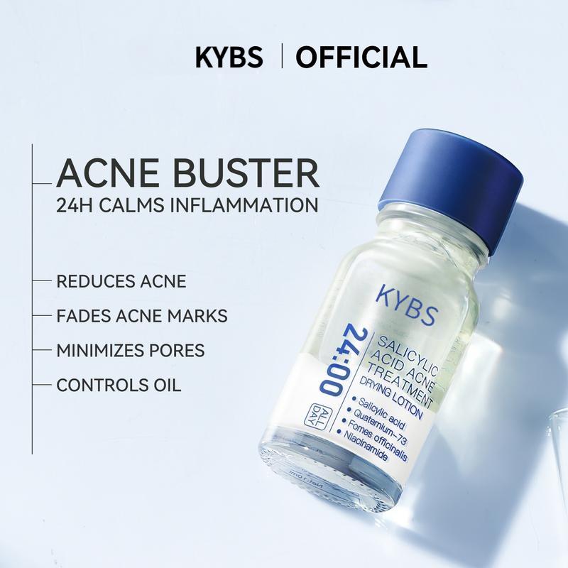 KYBS 24H Pimple Relief Drying Lotion | Salicylic Acid | Fade Acne Marks, Inflammation Relief, Oil Control, Post-Blemish Care, Sensitive Skin Friendly