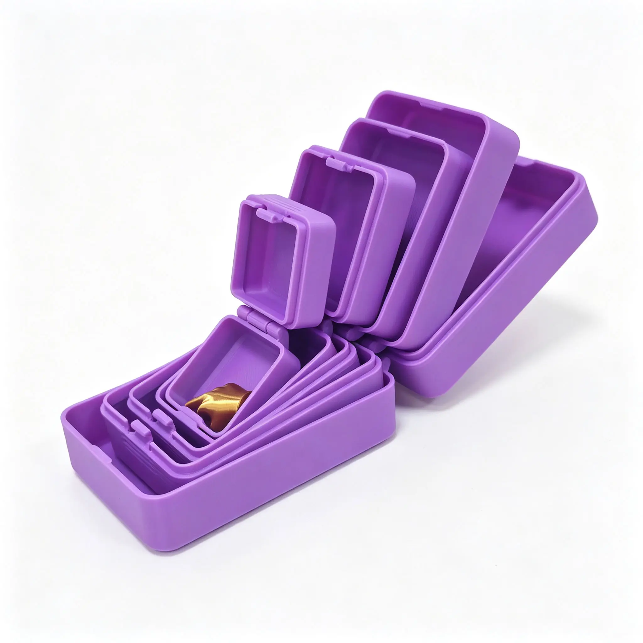 Plastic Multi-Size 3D Printed Nesting Layers Prank Container - Funny Gifts, Unique Gift Boxes for Presents, Birthday Party Supplies