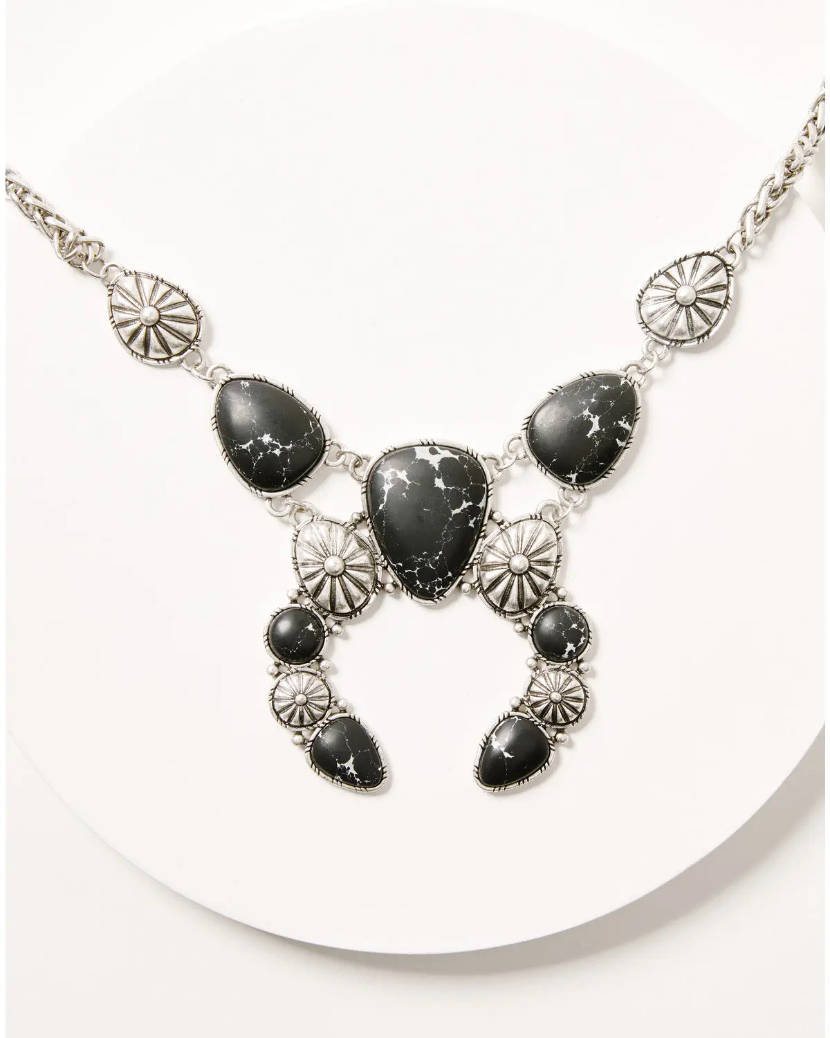 Patomic Statement Squash Blossom Necklace