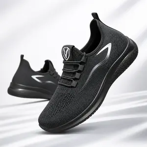 Men’s Lightweight Walking Shoes, Breathable Comfort Slip-On Sneakers for Travel Work Gym Casual Daily Wear