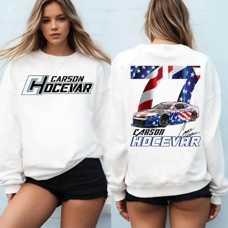 Carson Hocevar 2026 NASCAR Sweatshirt, Carson Hocevar Shirt, Carson Hocevar Sweater, Carson Hocevar 77 shirt, NASCAR Shirt Carson Hocevar
