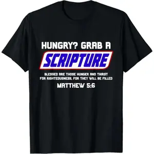 Premium Cotton Short Sleeve T-Shirt Featuring Inspirational Bible Verses and Famous Scriptures for Men and Women